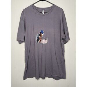 J Dilla Shirt Men’s 3XL Gray Short Sleeve Graphic Crew Neck Music Hip Hop Tee